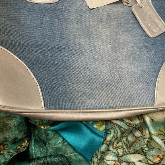 Vintage Neiman Marcus Denim Tote Bag, - Picture 8 of 13